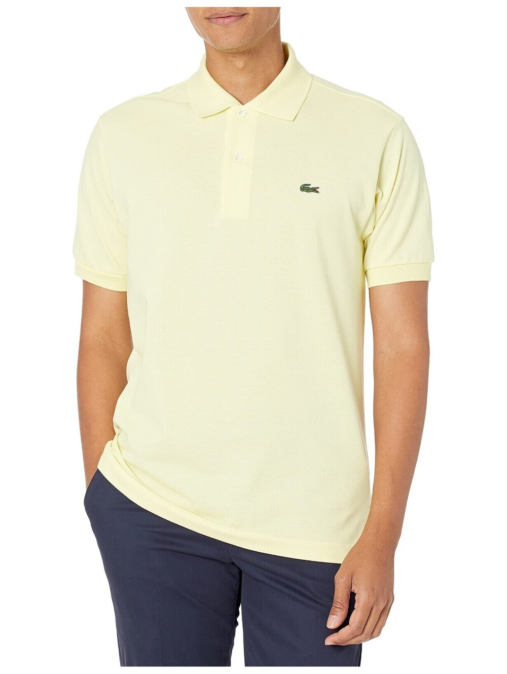 Lacoste Mens Legacy Short Sleeve L.12.12 Pique Polo Shirt, Size 3-S
